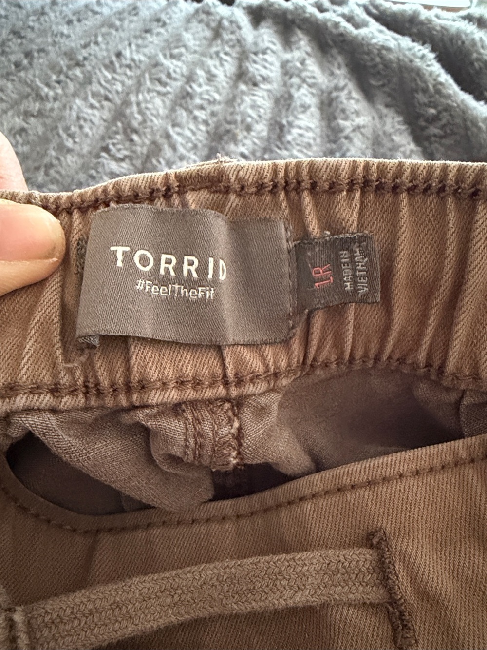Torrid Tan Drawstring Pants - Picture 4 of 7